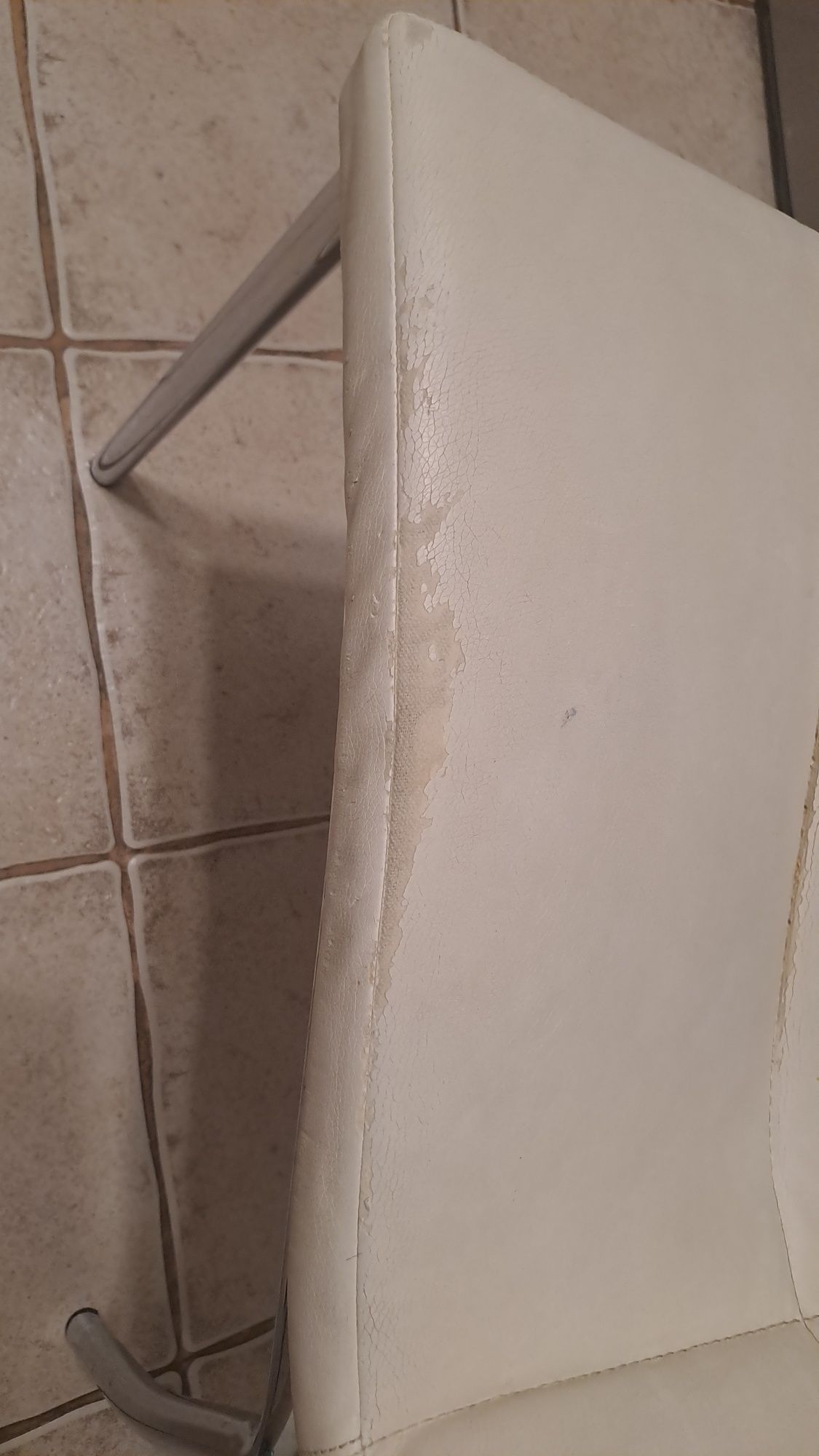Krzesła kuchenne białe 4 szt