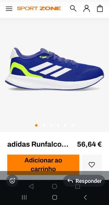 Sapato Adidas como novo unico