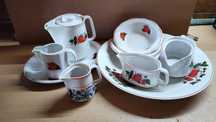 Lubliana porcelana zestaw truskawka