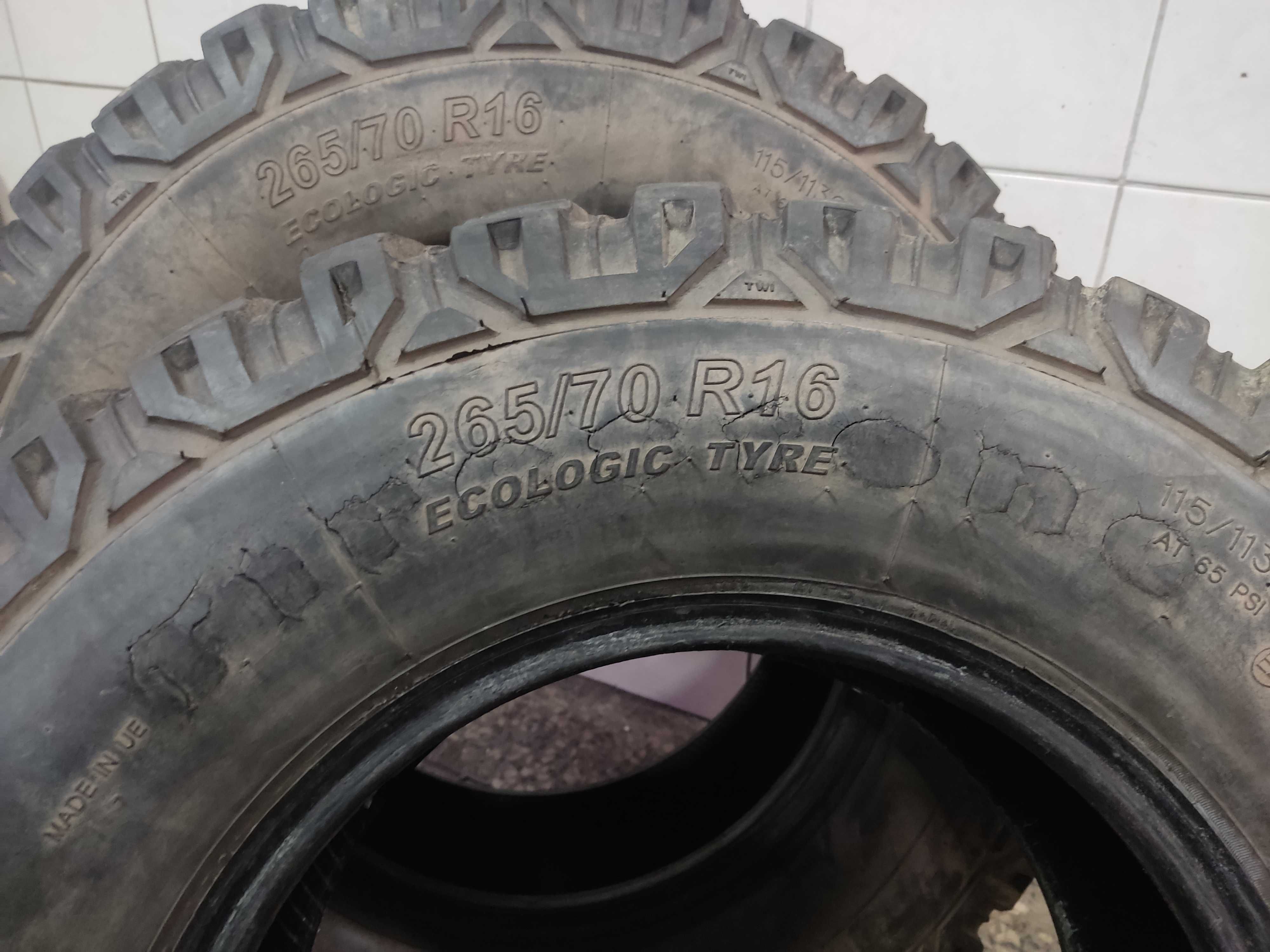 Equipe 265/70/16 4x4 115/113Q 2x8.74mm 2018rok bieżnikowane MONTAŻ