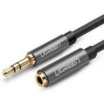 Przedłużacz Audio Aux Ugreen Av118 Kabel Jack 3,5 Mm, 1M (Czarny)