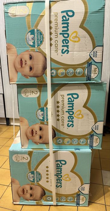 Pampers premium care 2 3 x 136 sztuk
