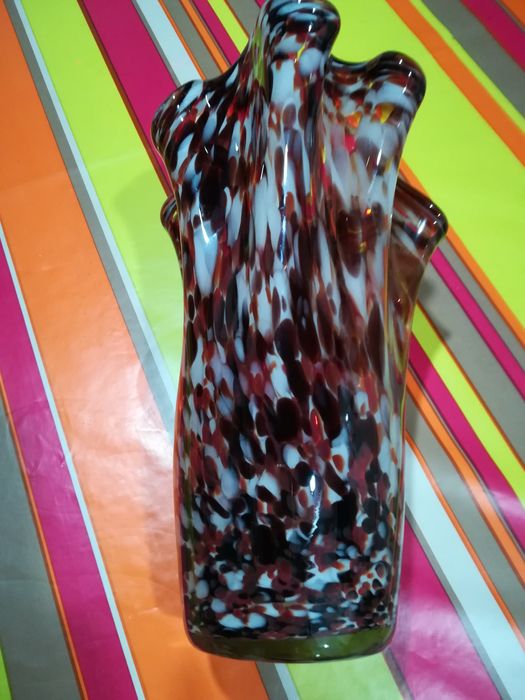 Jarra vidro soprado marinha grande vintage