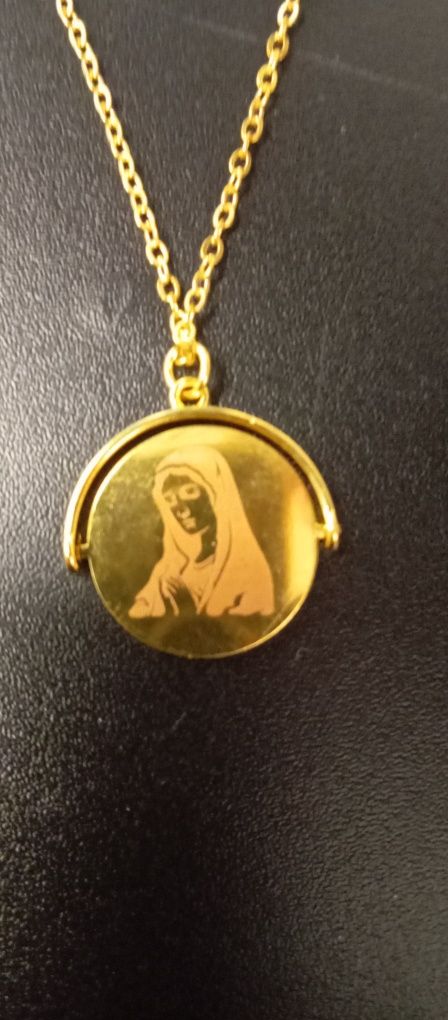 Fio com medalha rotativa Nossa Senhora de Fátima