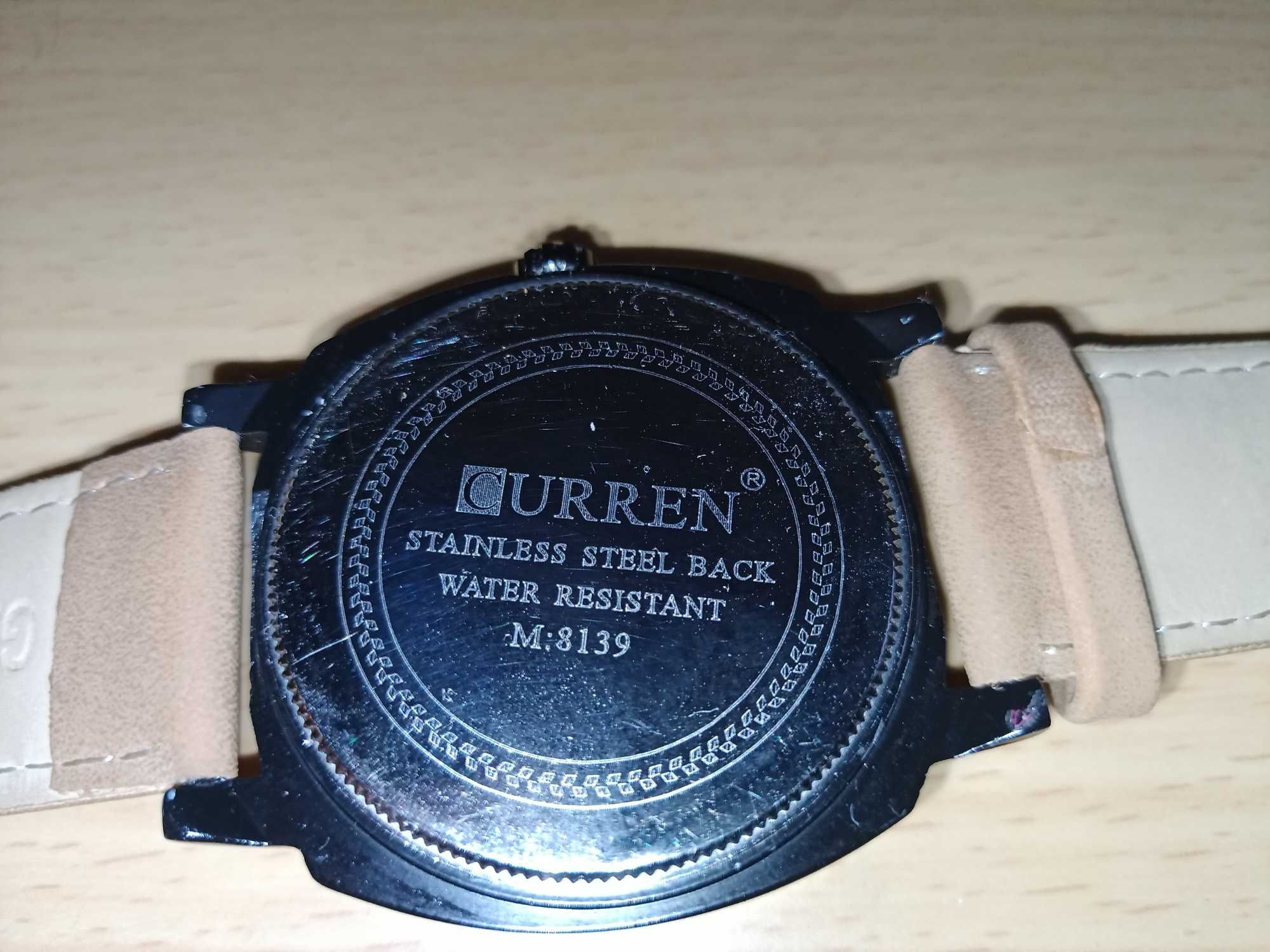 Мужские стильные кварцевые часы CURREN 8139, Китай, новые
