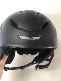 Kask narciarski/snowboard GIRO rozm 53-58 CZARNY