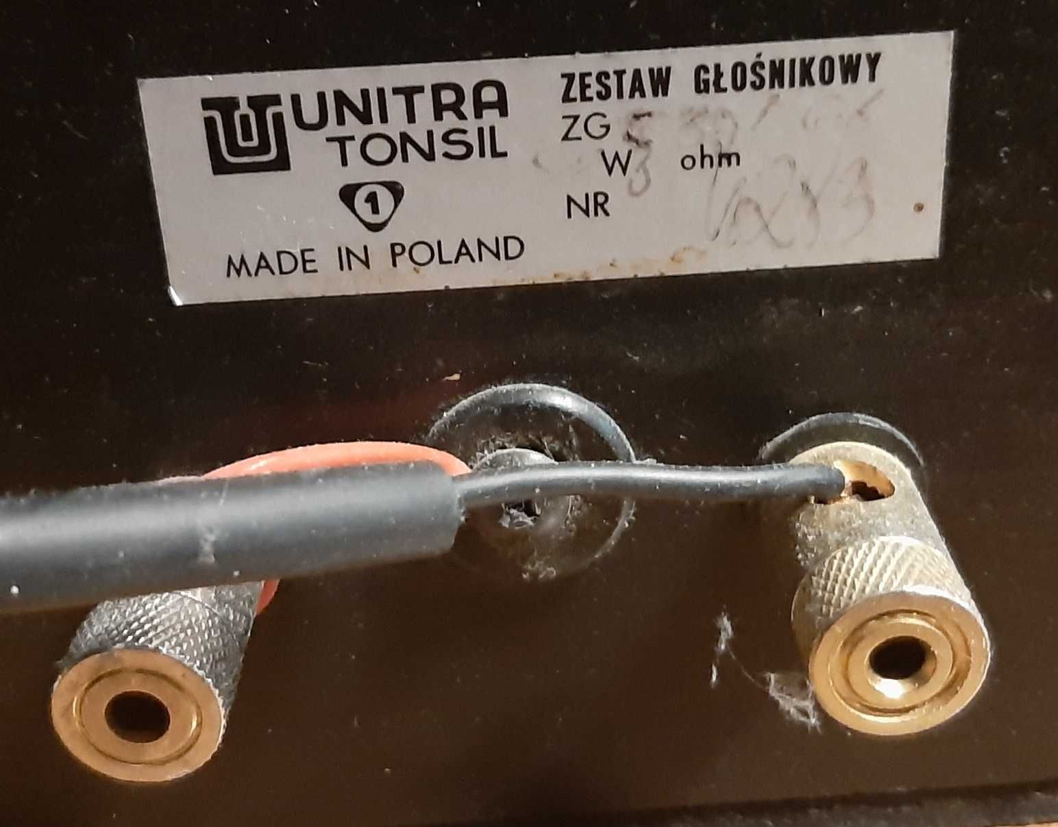 kolumny Tonsil Space 86 Unitra, zn 50W, muz 70W, 8 ohm
