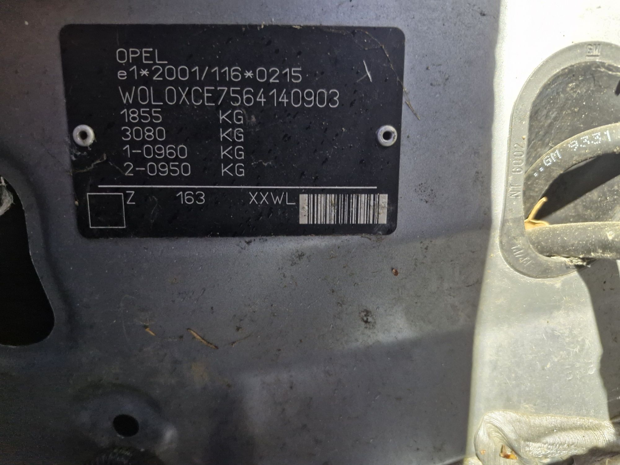 Sprzedam części do Opel Meriva A 1.6 benzyna 2006r.