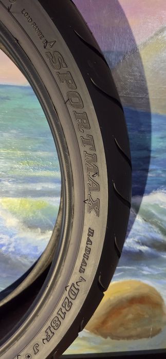 Моторезина dunlop sportmax radial d218f 120 70 zr17