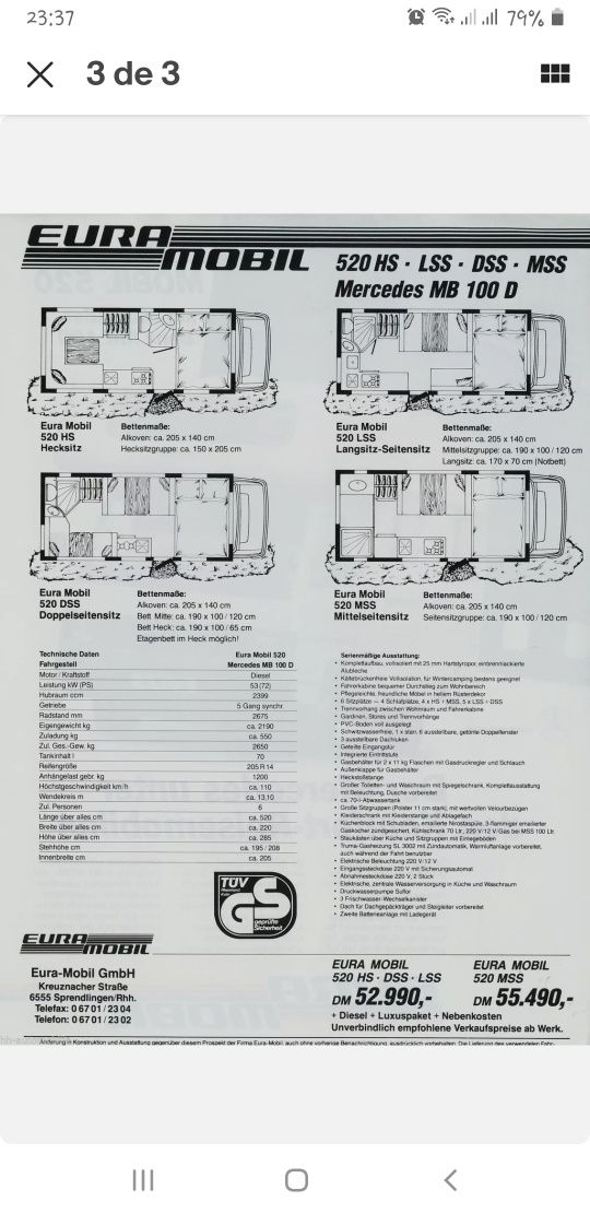 Autocaravana Mercedes