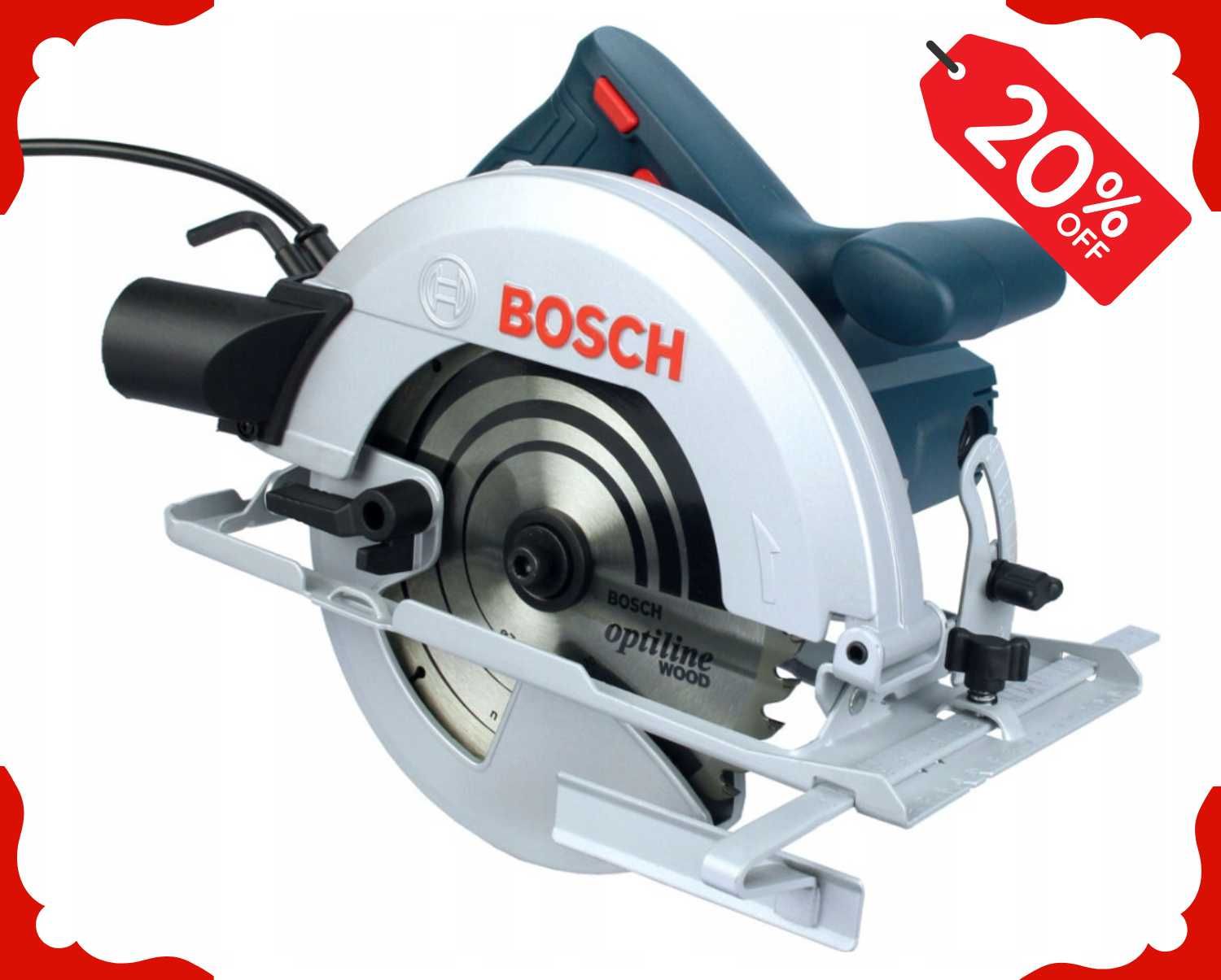 Nowa Profesjonalna PILARKA Tarczowa Drewna 1400W GKS 140 BOSCH (-20%)