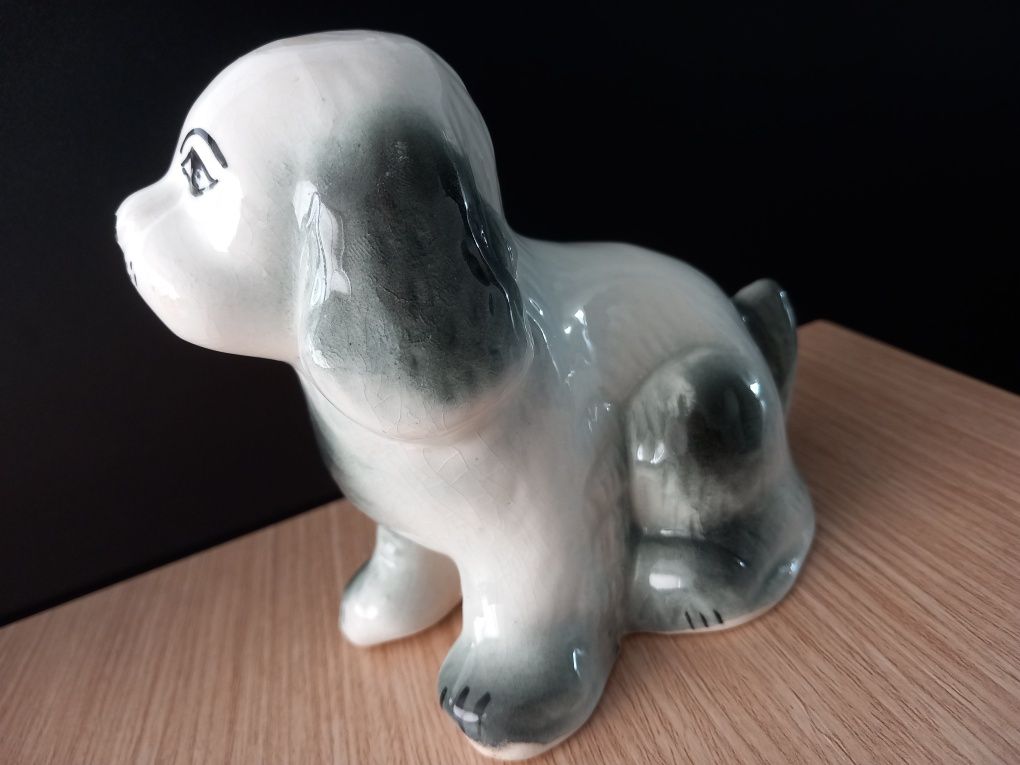 Cão de loiça, vintage.