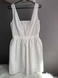 Sukienka biało kremowa