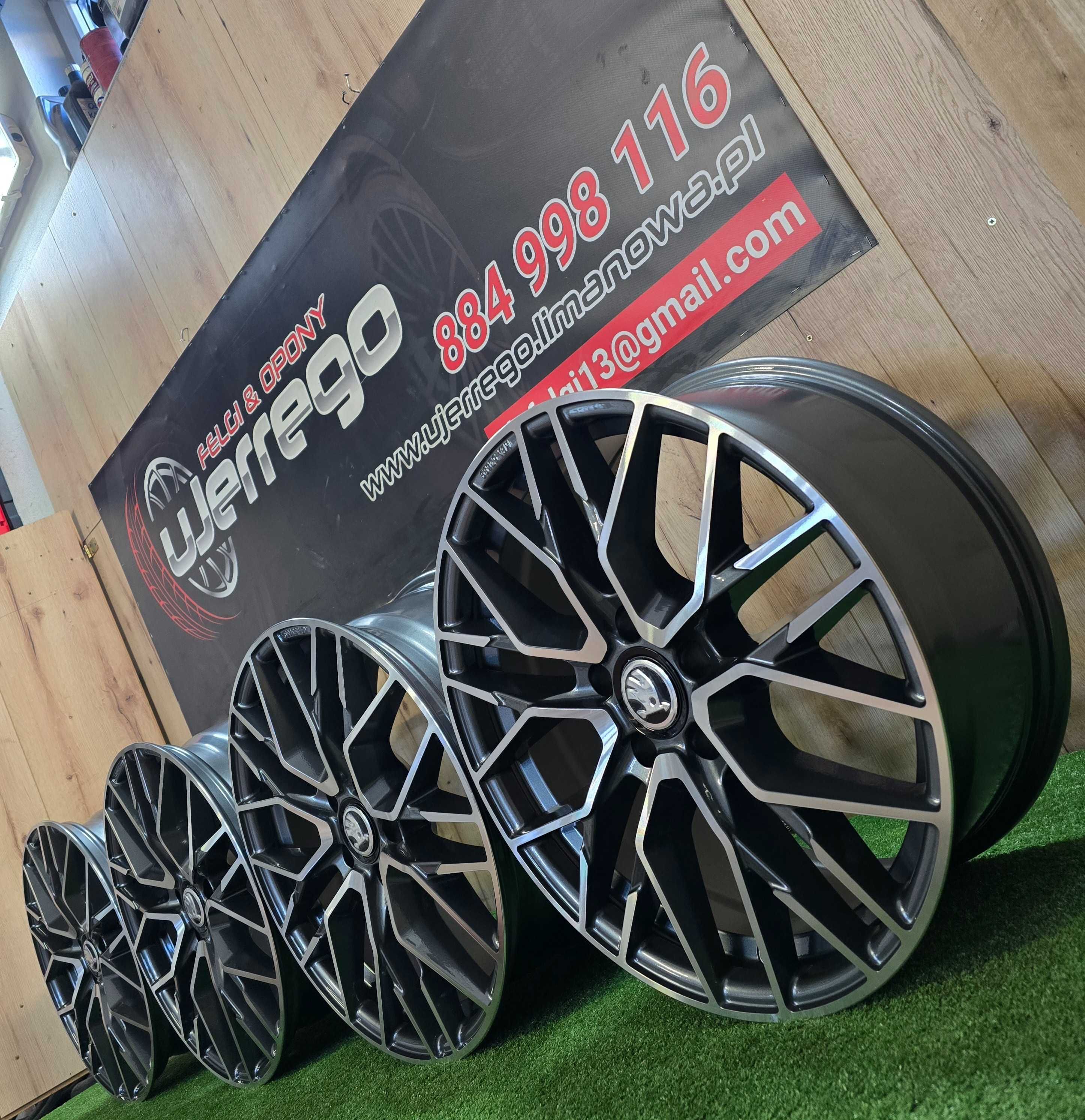 NOWE ALUFELGI SKODA 18x5x112 - Enyaq iV,Karoq,Kodiaq,Octavia,Superb