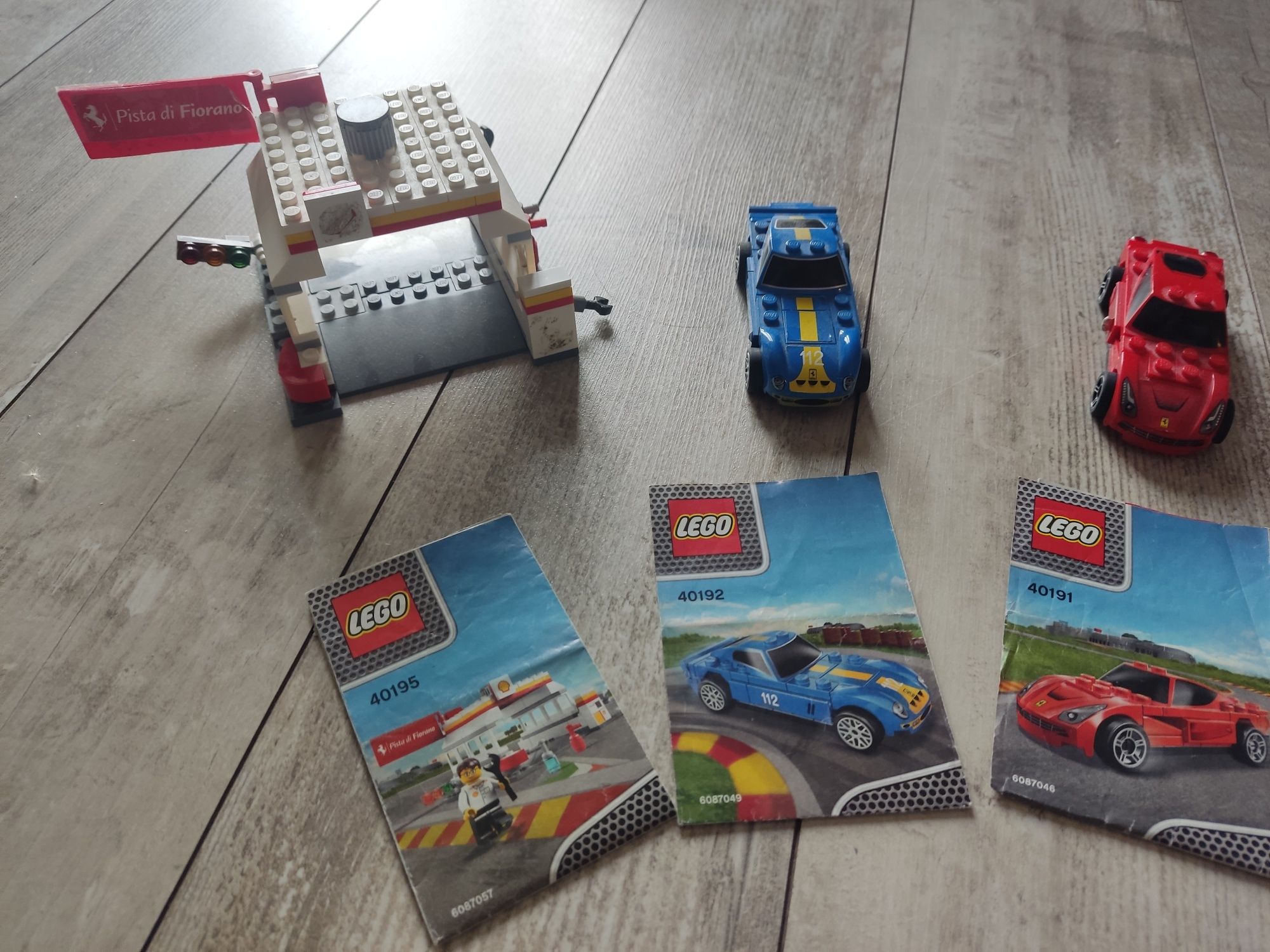 LEGO Shell V-power racing ( 6 zestawów+6 instrukcji) KOMPLETNY