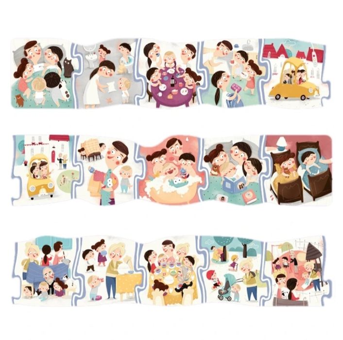 Puzzle Pucio rodzinna sobota