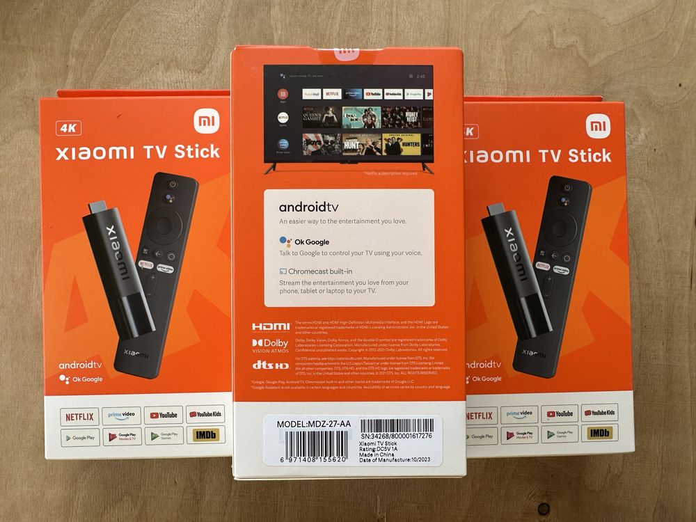 НАЛАШТОВАНА Приставка Xiaomi Mi TV Stick 4K 2/8 Android tv box EU
