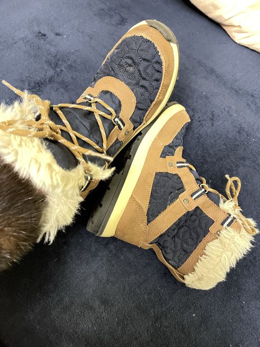 Сапоги Bearpaw, Hi-Tech, унисекс, замш, нубук, мех