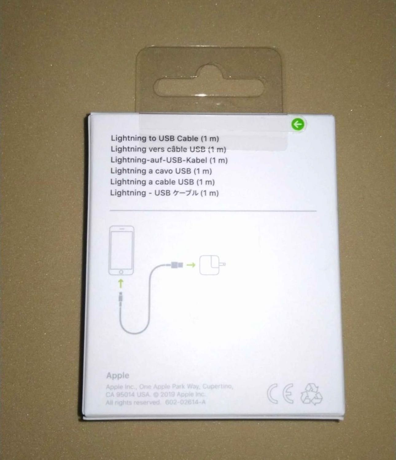 Кабель lightning to usb від apple