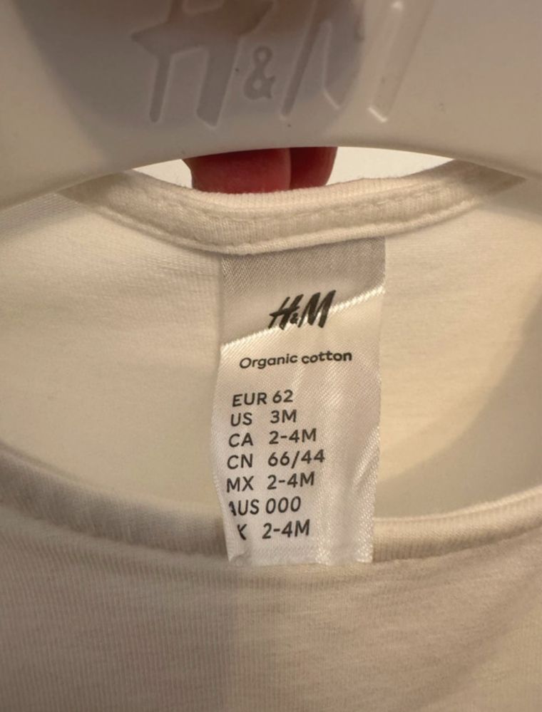 Суконка боді НОВА! 62 розмір H&M