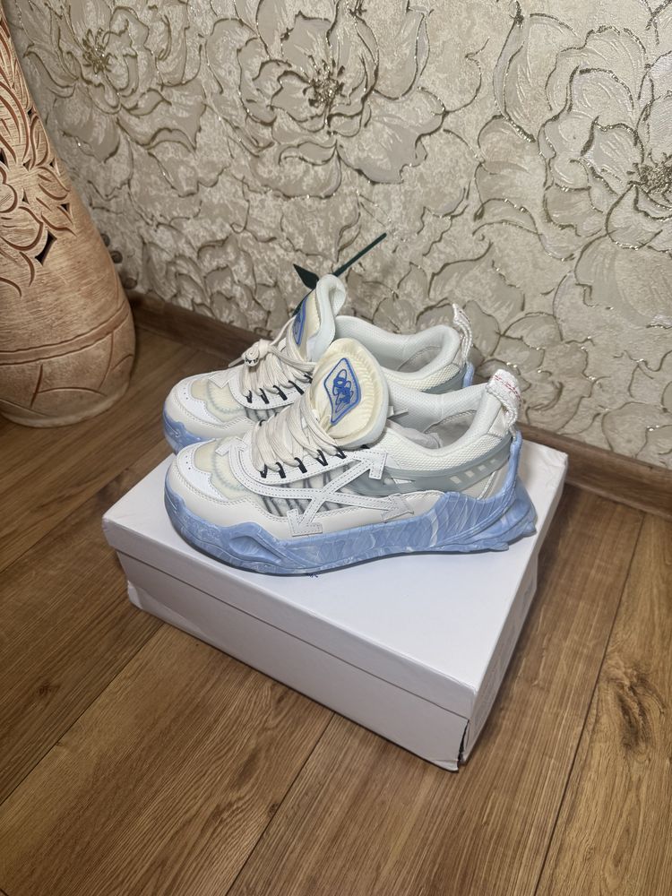 off-white odsy 1000 42, 43, 44 white blue