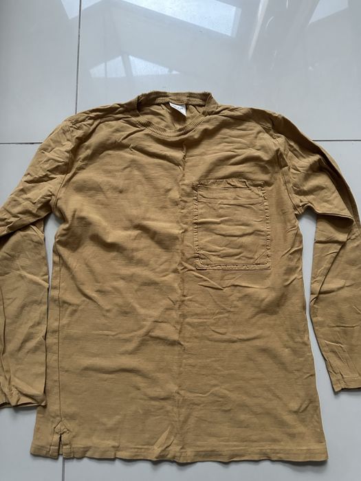 Bluzka ZARA rozmiar 140 długi rękaw musztardowa