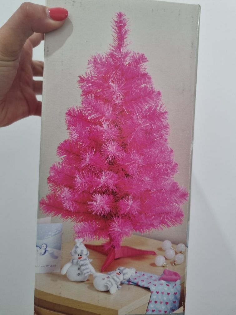 Árvore de Natal Cor-de-Rosa