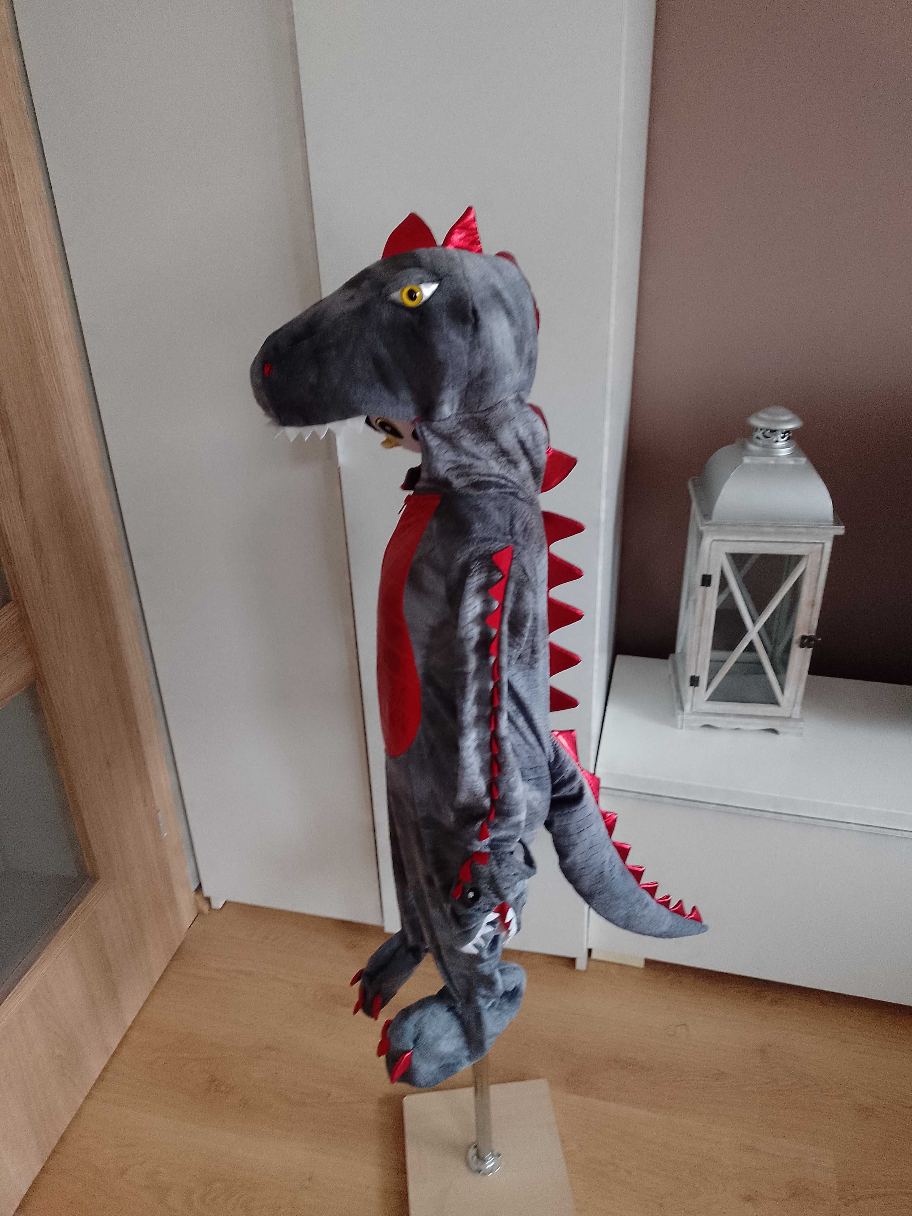 NOWY strój karnawałowy SMOKA DINOZAURA WAWELSKI kostium 92/98 (396)