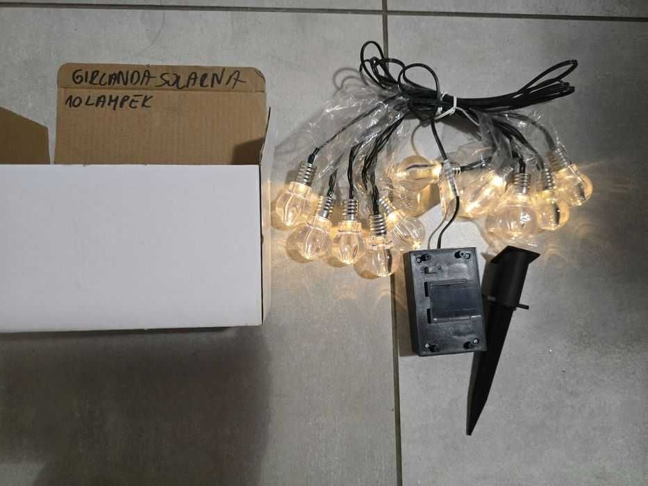 Livarno Home Girlanda Solarna motyw żarówek - 10szt.