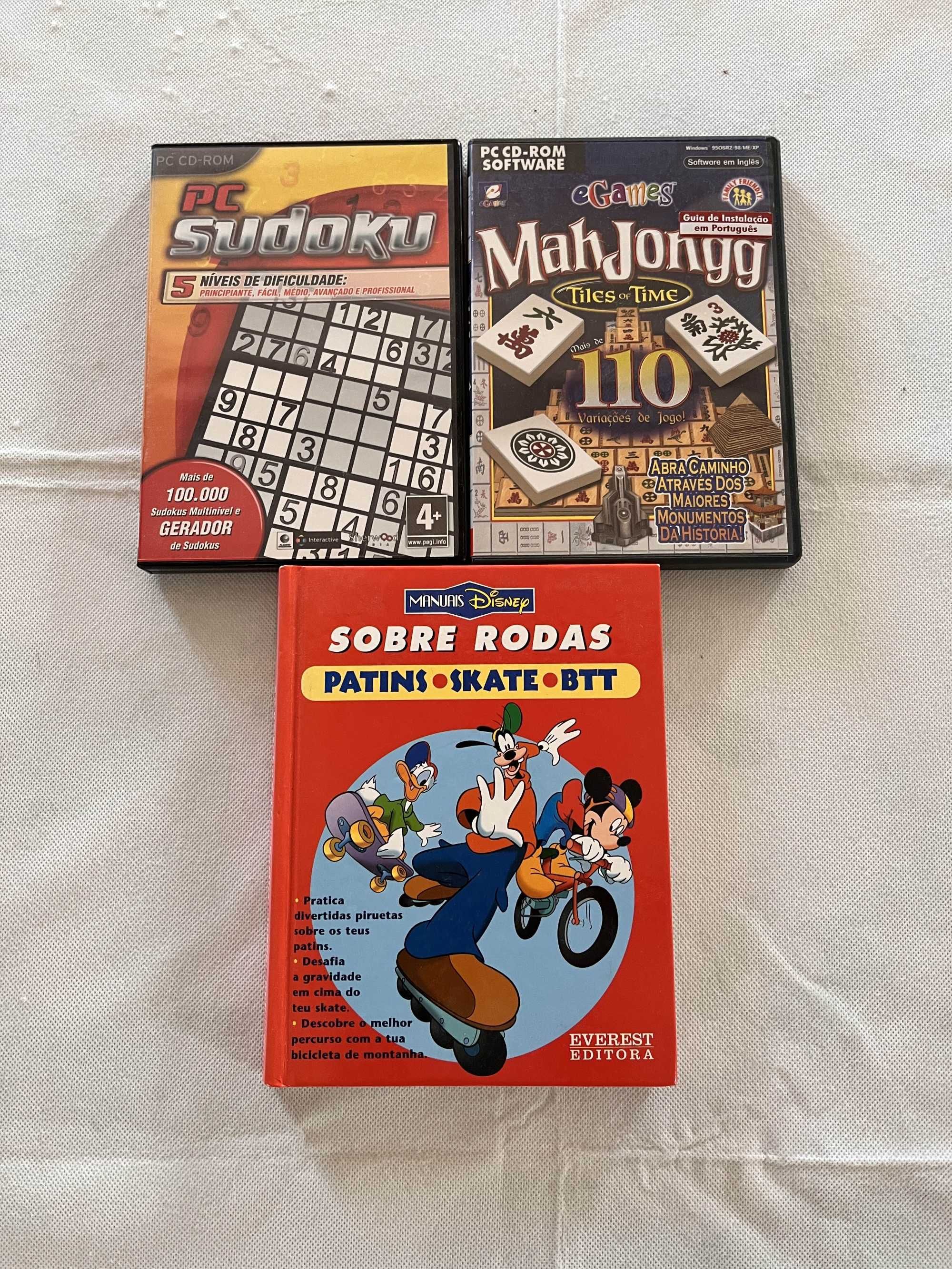 Pack 2 jogos PC e livro Disney