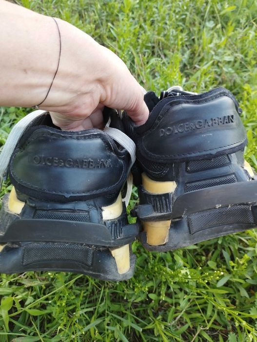 Срочно ! Кроссовки мужские Dolce & Gabbana Space Grey Black  серые