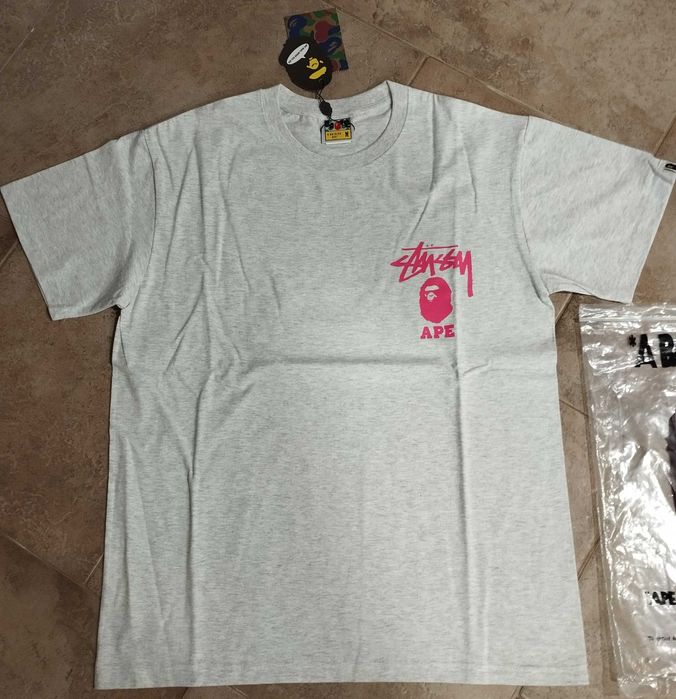 T-shirt Bape x Stussy Tamanho M