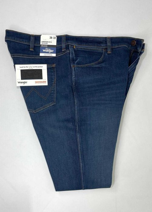 Spodnie męskie jeansy Wrangler Larston 812 Green Fuzz W38 L32