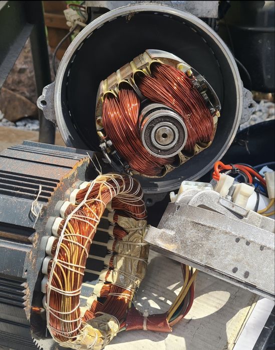 Przezwajanie przewijanie silników elektrycznych pomp prądnic agregatów