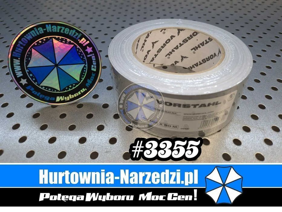 48mm Wzmocniona Taśma uniwersalna 50m SILVERTAPE Taśma naprawcza 50m