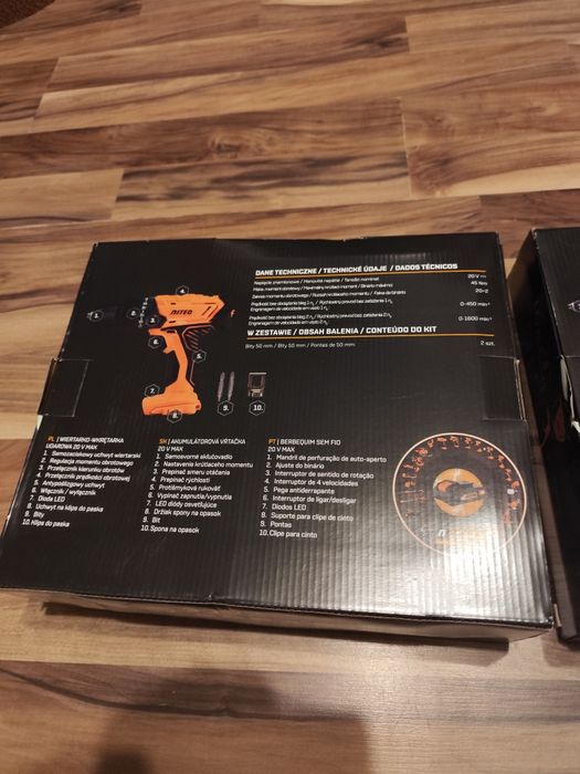 Wiertarko - wkrętarka udarowa akumulatorowa Nowa