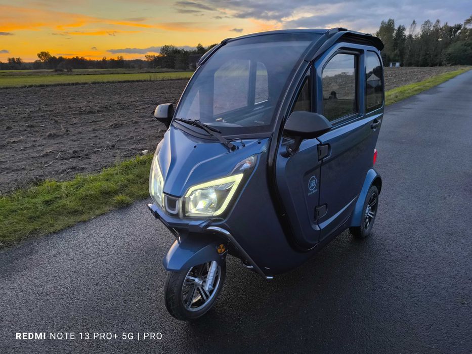 Skuter bez prawa jazdy elektryczny BLEILE BIKES W3 Zarejestrowany w PL