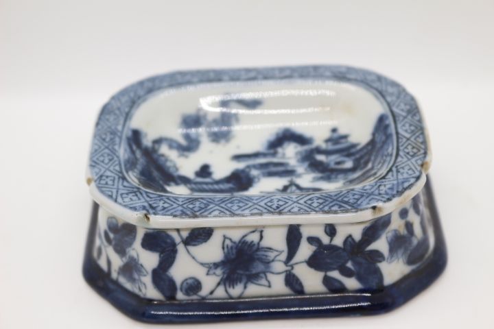 Saleiro Porcelana Chinesa " China Azul " Lago XX