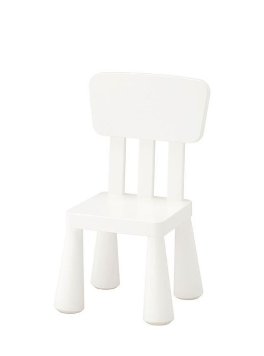 Стол білий и стільчики дитячі Mammut Ikea