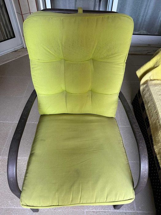 Mesa e 4 cadeiras jardim/varanda/terraço