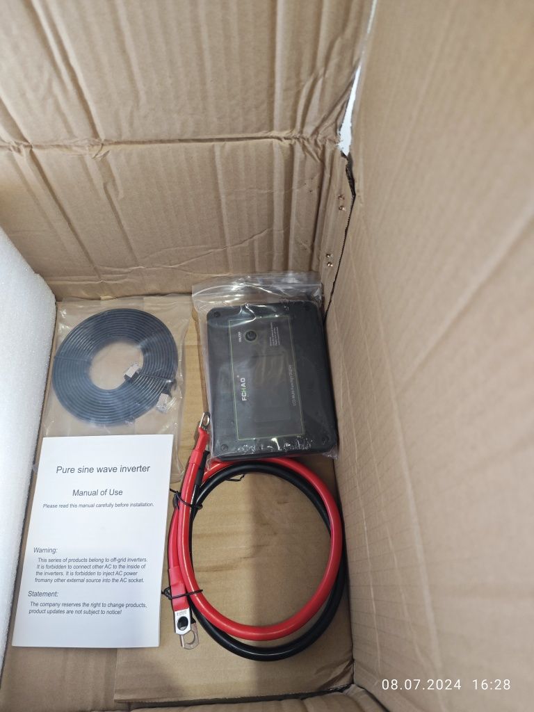 Инвертор с чистой синусоидой FCHAO KSC 2500W 12V/220V (5000 MAX)