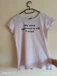 T-Shirt Light pink / Koszula jasno różowy damska z nadrukiem