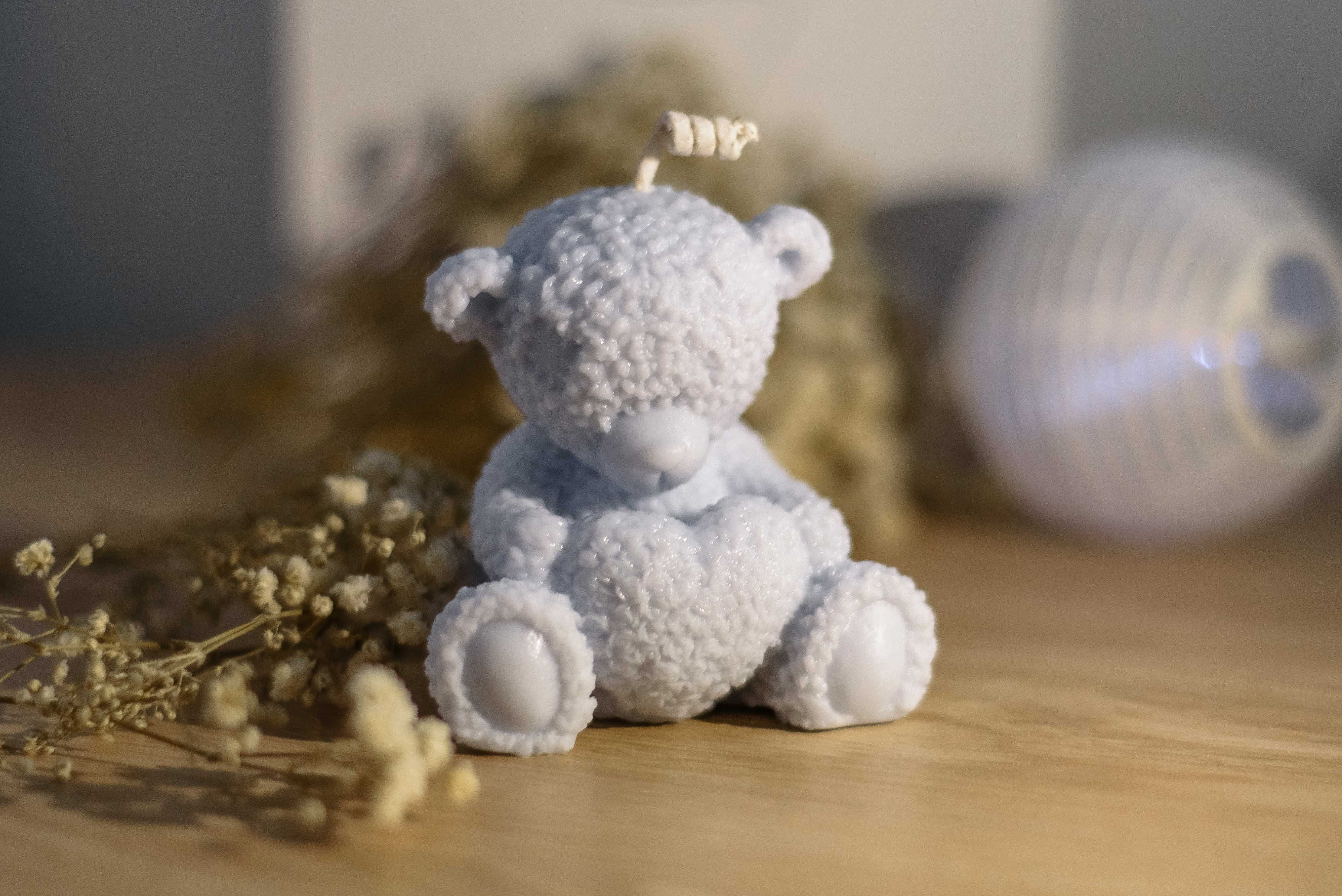 Na prezent świeca sojowa Teddy Bear