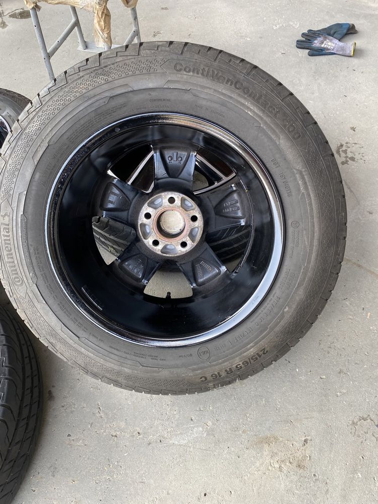 Koła felgi opel vivaro, peugeot partner 16 x 6,5 et48 opony 215/65R16C