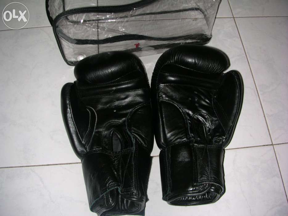 Luvas de Boxing e caneleiras Novas