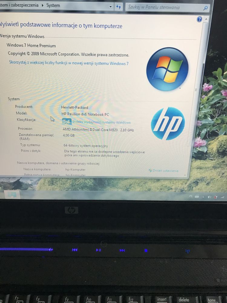 Hp pavilion dv6-2115eg sprawny ladny wydajny