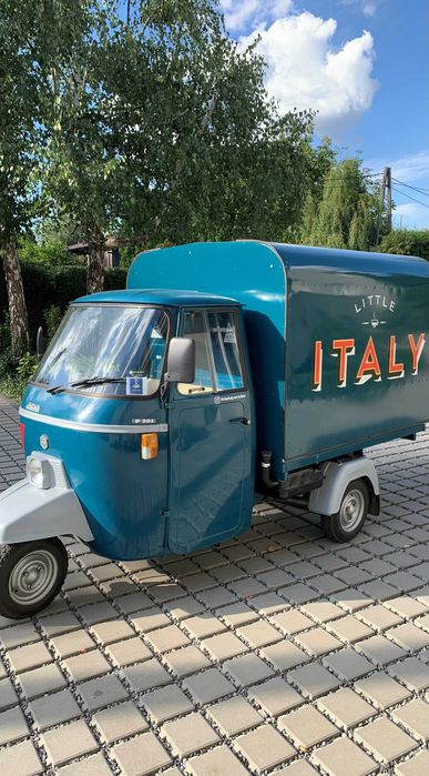TRANSPORT w cenie - kawiarnia Piaggio Ape P501–Stan idealny