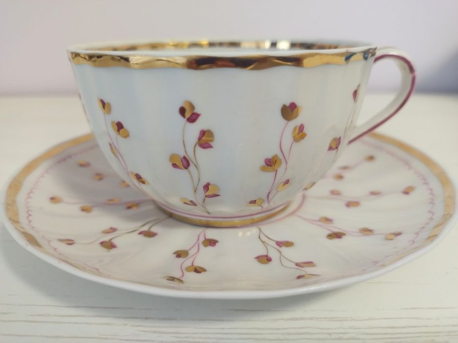 Рідкісна чайна пара Вербілки Вербилки Золотий В'юнок Золотой вьюнок