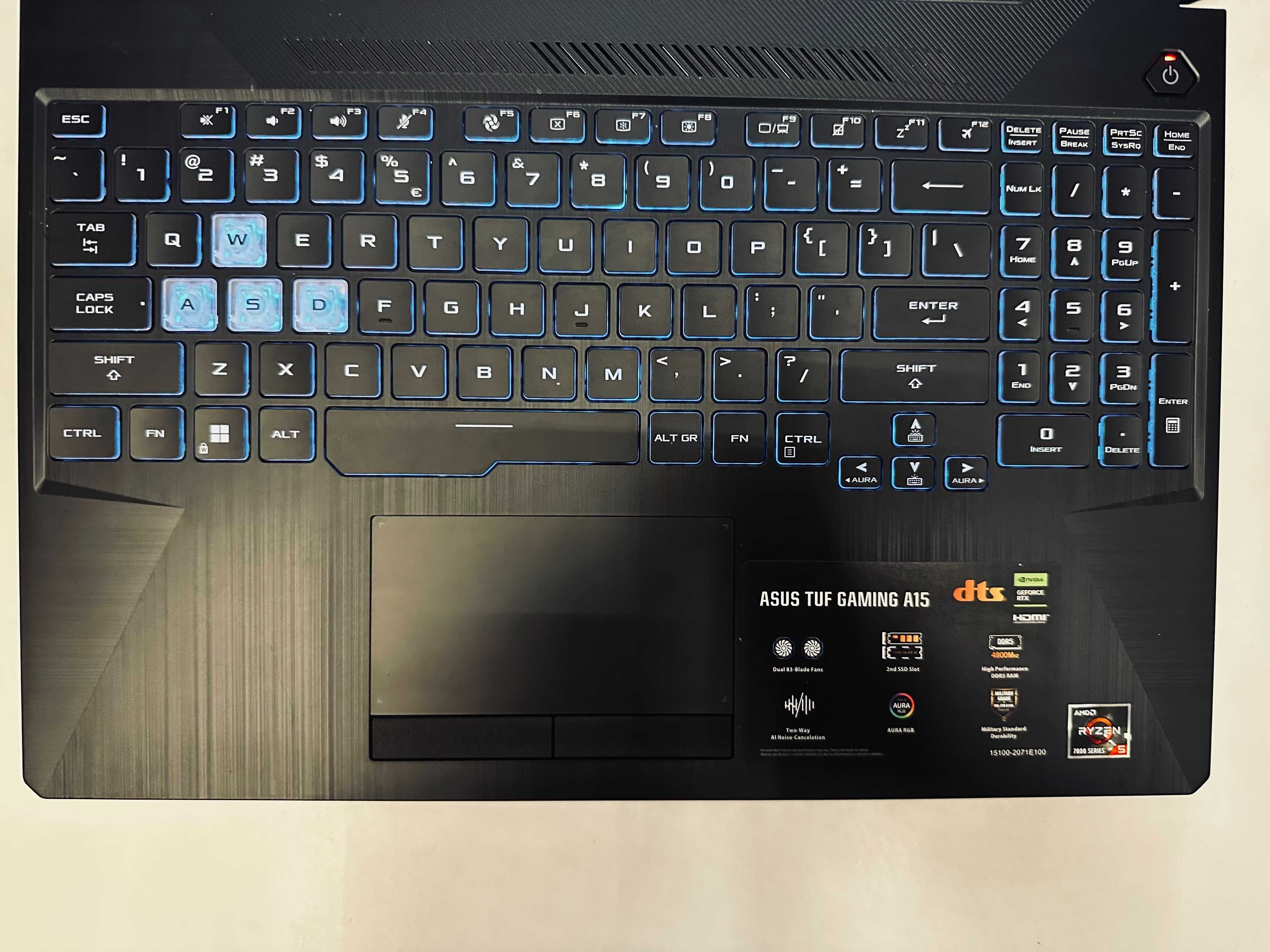 859/25 Laptop Asus A15 Tuf Gaming - pudełko
