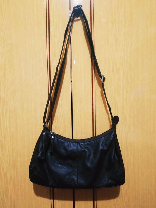 Невеличка сумка темно-коричнева